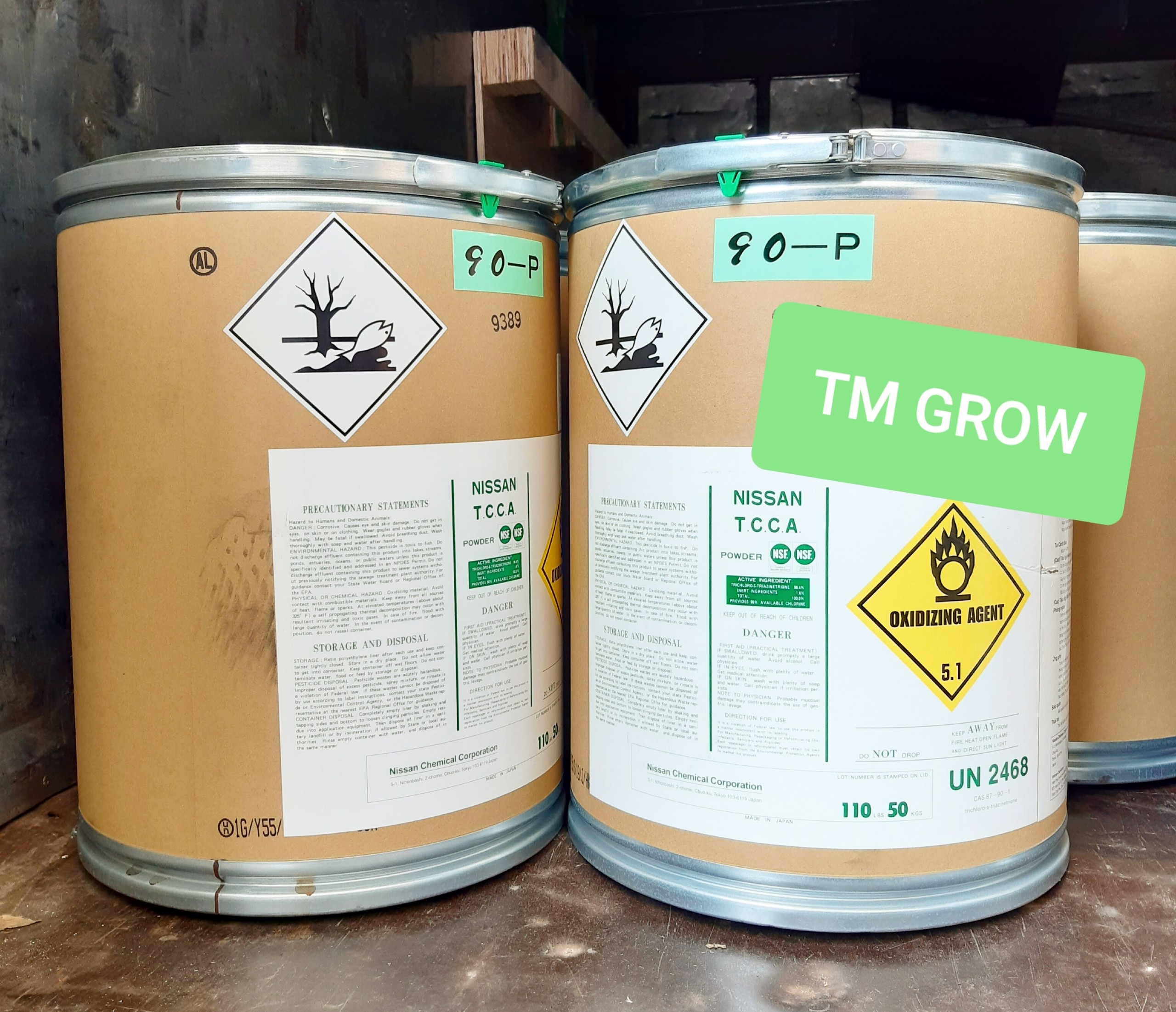 TCCA 90% CHLORINE BỘT NHẬT BẢN